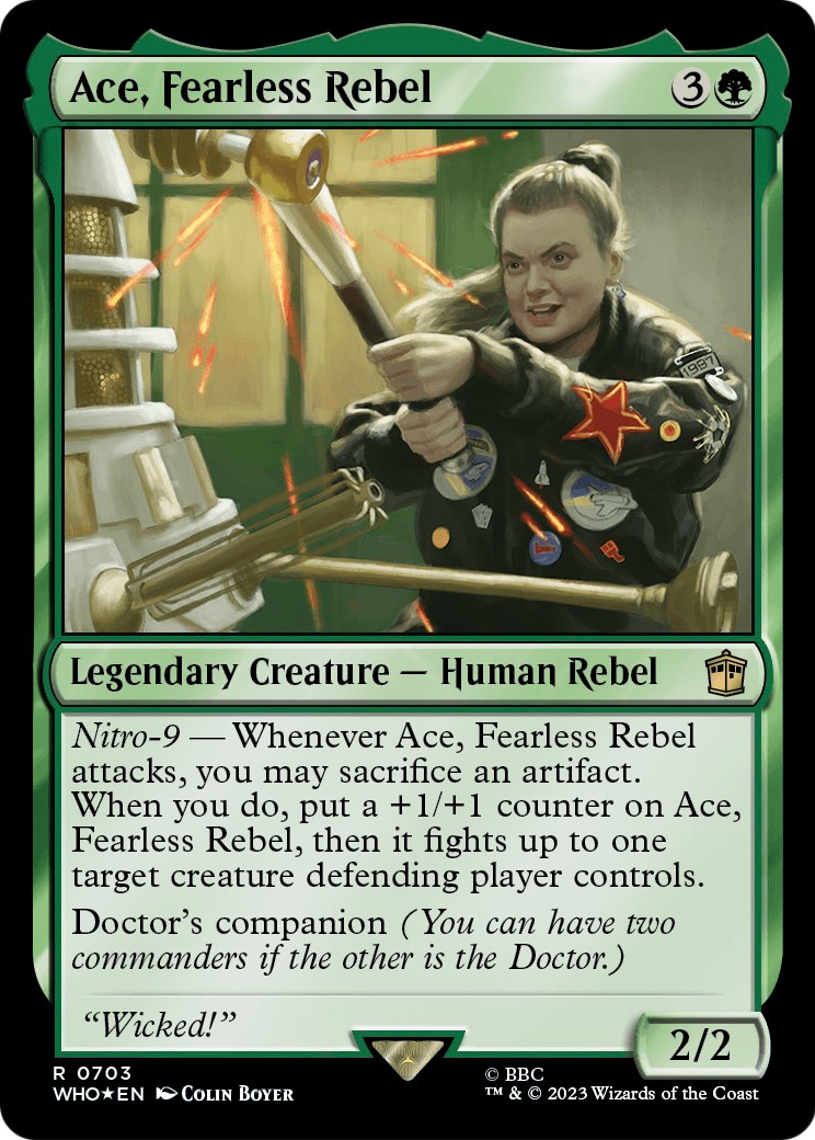2023 Magic: The Gathering Doctor Who 2023 Magic: The Gathering Doctor Who #703 trading card