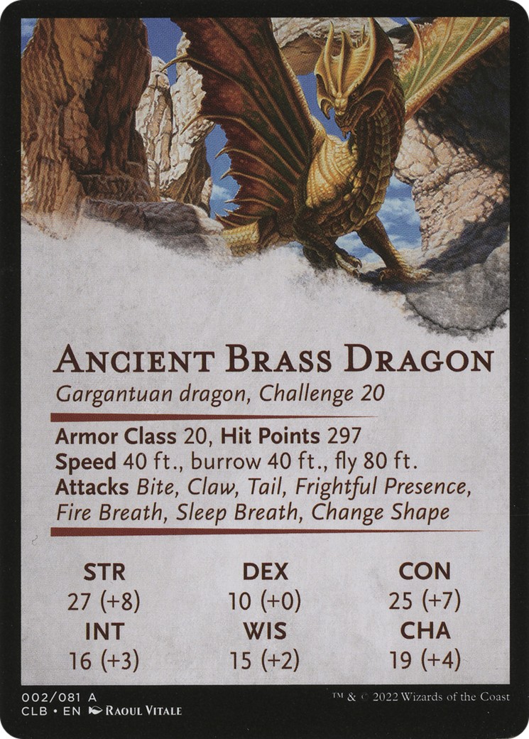 Ancient Brass Dragon // Ancient Brass Dragon thumbnail 2
