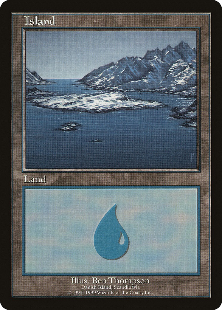 2000 Magic: The Gathering European Land Program Island #2 trading card