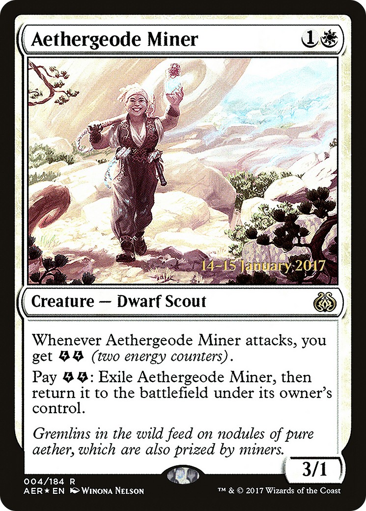 2017 Magic: The Gathering Aether Revolt Promos 2017 Magic: The Gathering Aether Revolt Promos #4s trading card