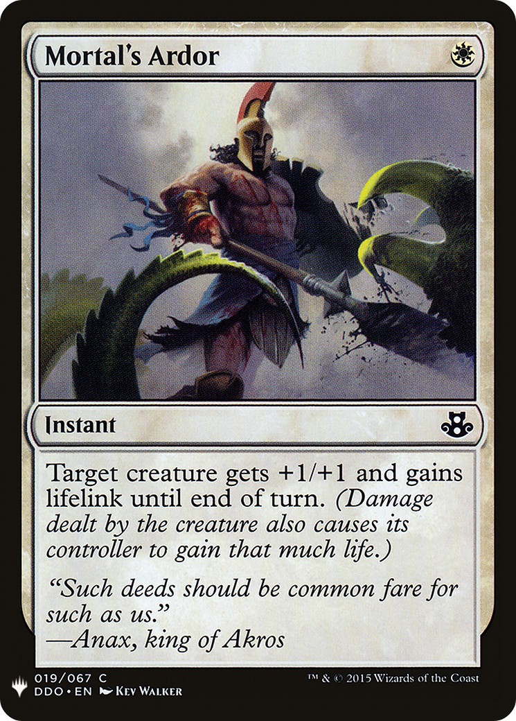 2019 Magic: The Gathering The List 2019 Magic: The Gathering The List #DDO-19 trading card