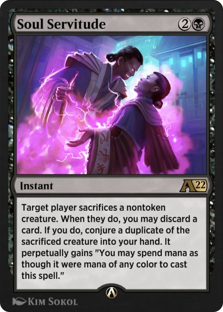 2022 Magic: The Gathering Alchemy: Kamigawa Soul Servitude #16 trading card