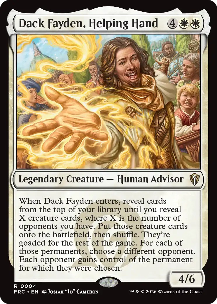 Dack Fayden, Helping Hand (Commander · Rare · Normal)