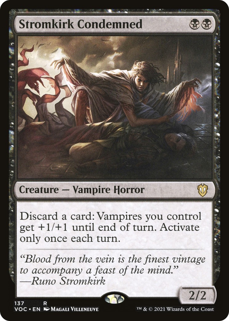 2021 Magic: The Gathering Crimson Vow 2021 Magic: The Gathering Crimson Vow #137 trading card