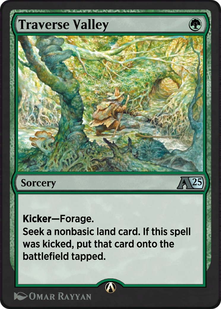 2024 Magic: The Gathering Alchemy: Bloomburrow Traverse Valley #18 trading card