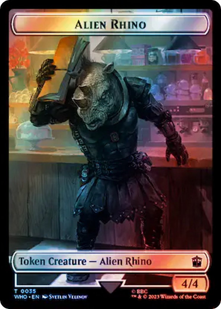 2023 Magic: The Gathering Doctor Who Tokens 2023 Magic: The Gathering Doctor Who Tokens #35 trading card