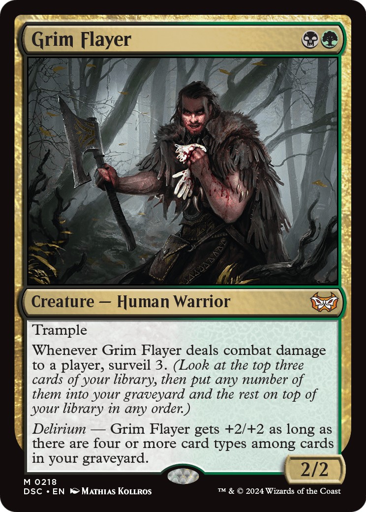 2024 Magic: The Gathering Duskmourn: House of Horror 2024 Magic: The Gathering Duskmourn: House of Horror #218 trading card