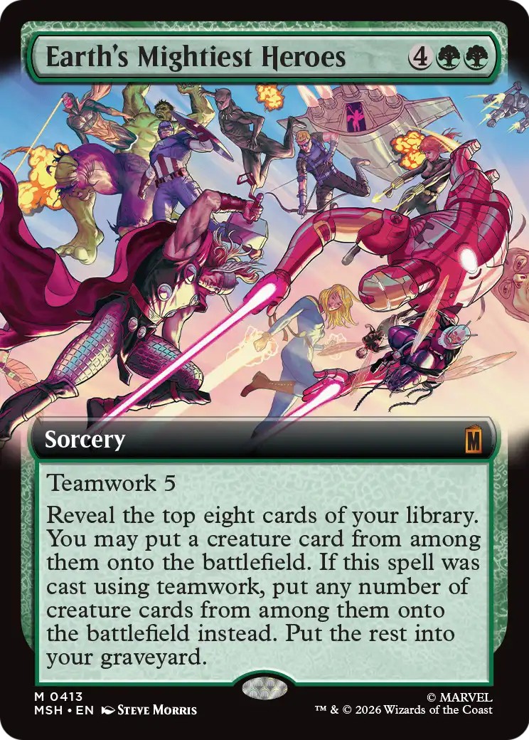 2026 Magic: The Gathering Marvel Super Heroes 2026 Magic: The Gathering Marvel Super Heroes #413 trading card