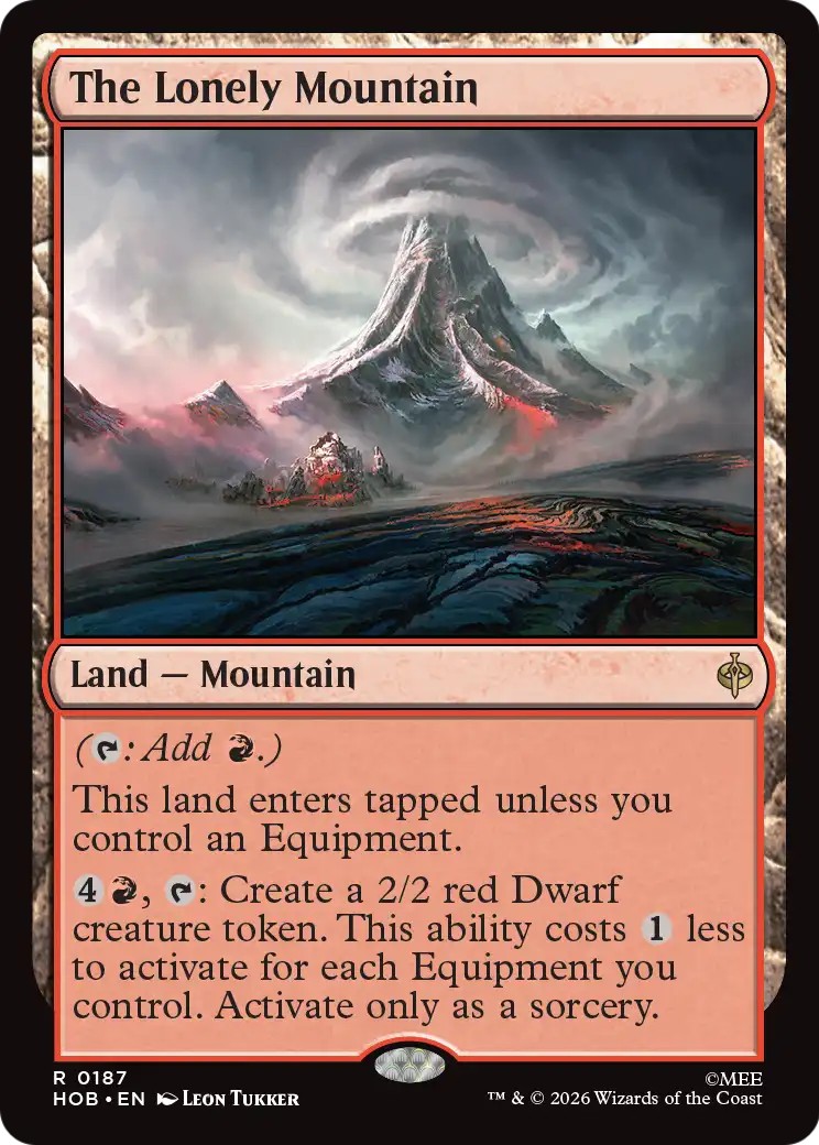 2026 Magic: The Gathering The Hobbit 2026 Magic: The Gathering The Hobbit #187 trading card