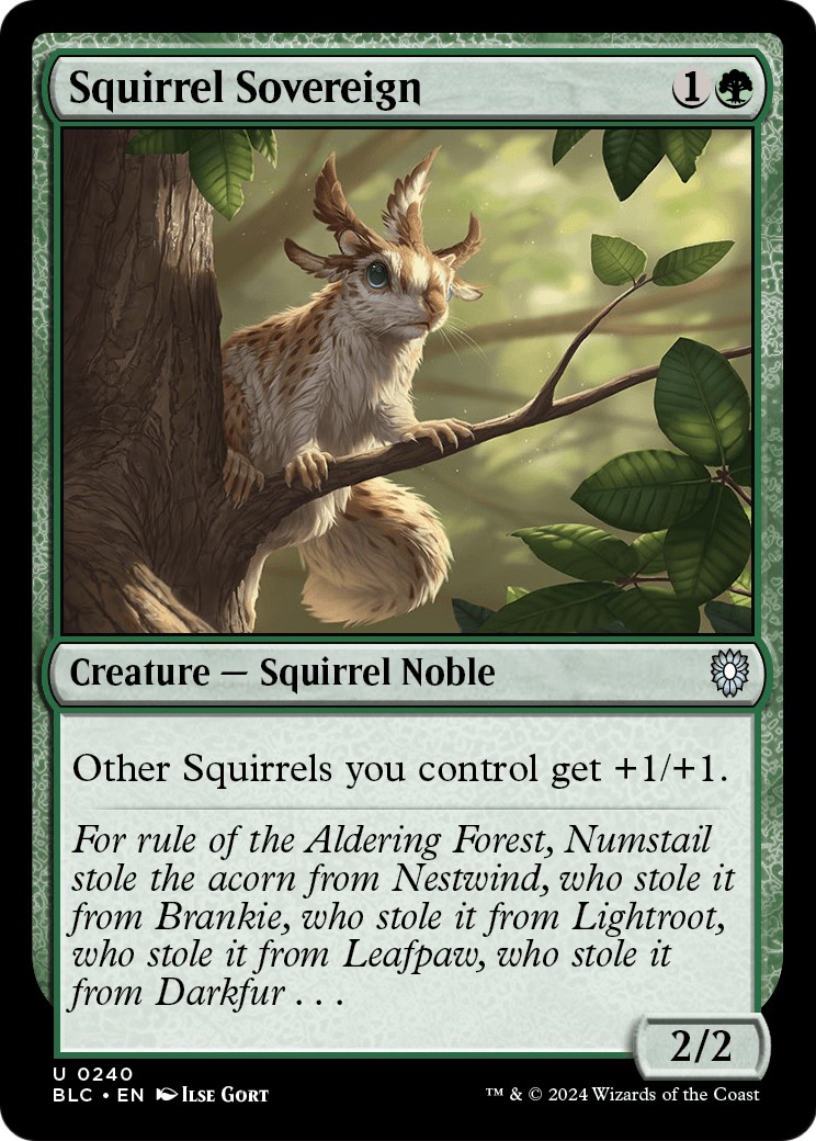 2024 Magic: The Gathering Bloomburrow 2024 Magic: The Gathering Bloomburrow #240 trading card