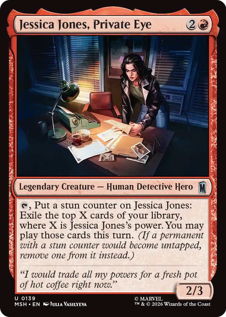 2026 Magic: The Gathering Marvel Super Heroes 2026 Magic: The Gathering Marvel Super Heroes #139 trading card