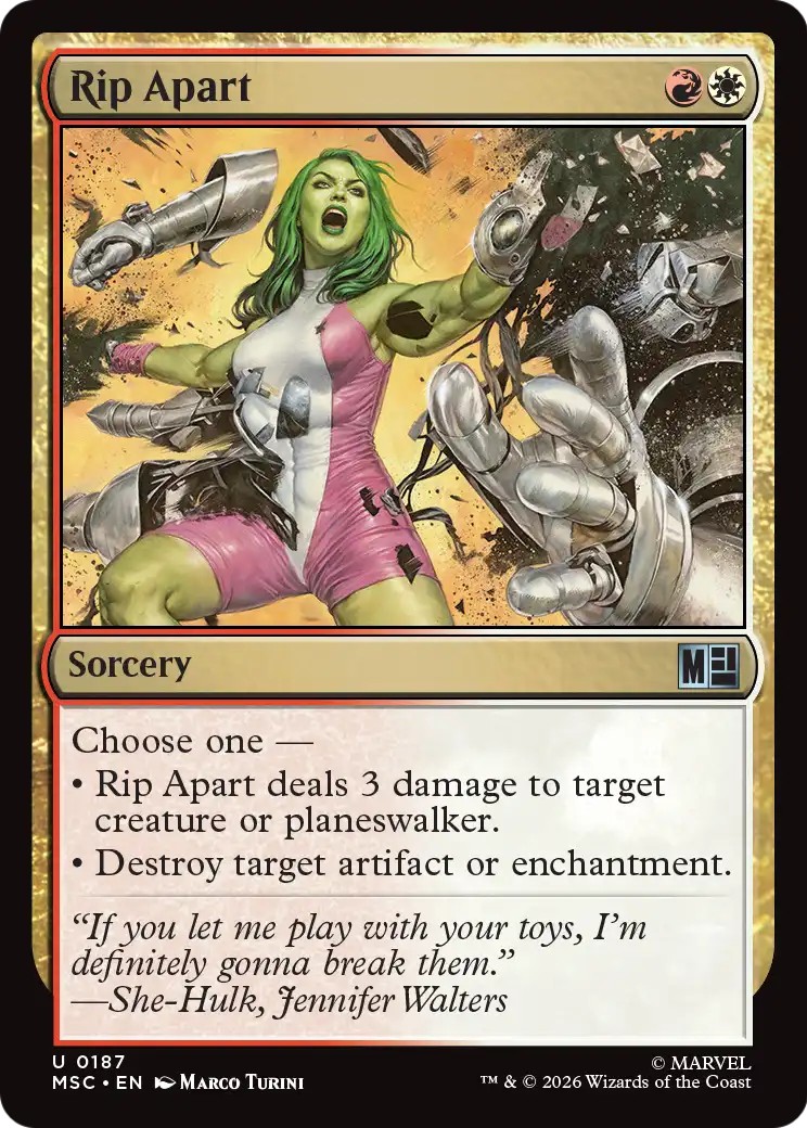 2026 Magic: The Gathering Marvel Super Heroes 2026 Magic: The Gathering Marvel Super Heroes #187 trading card