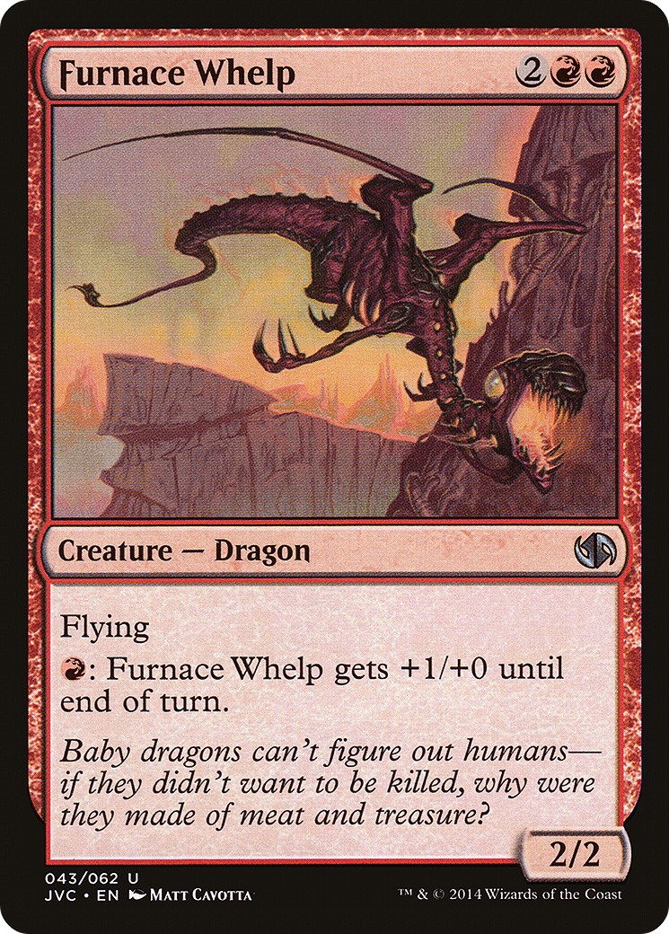 Furnace Whelp (Uncommon · Normal) · 2014 · Duel Decks Anthology: Jace vs. Chandra