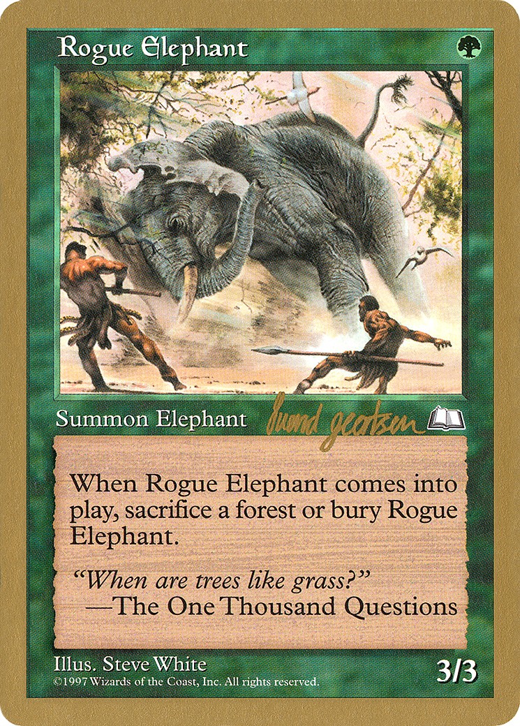 1997 Magic: The Gathering World Championship Decks 1997 Magic: The Gathering World Championship Decks #sg139 trading card