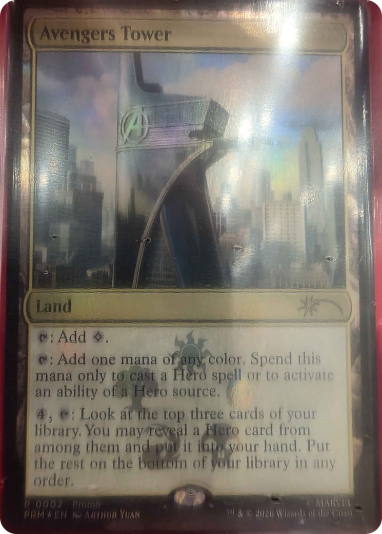 2026 Magic: The Gathering Media and Collaboration Promos Avengers Tower #2026-19 trading card