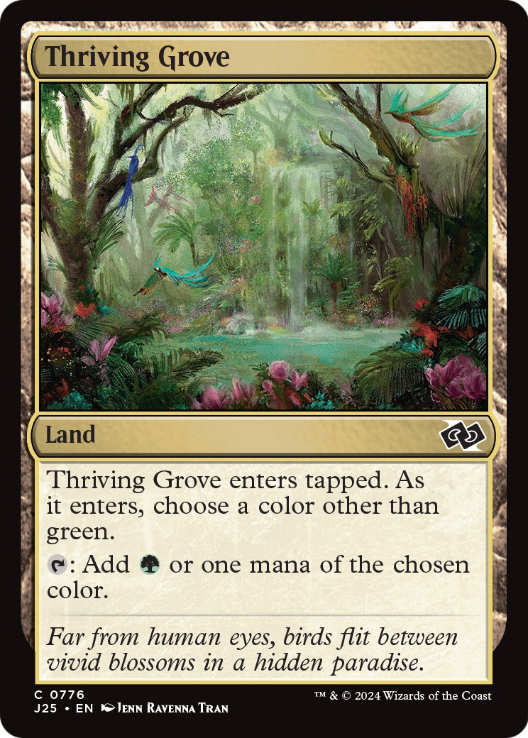 Thriving Grove (Jumpstart · Common · Normal) · 2024 · Foundations