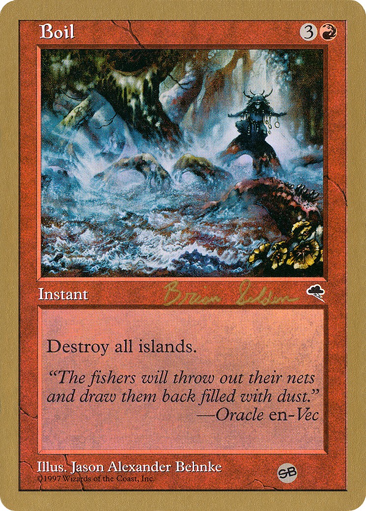 1998 Magic: The Gathering World Championship Decks 1998 Magic: The Gathering World Championship Decks #bs165sb trading card