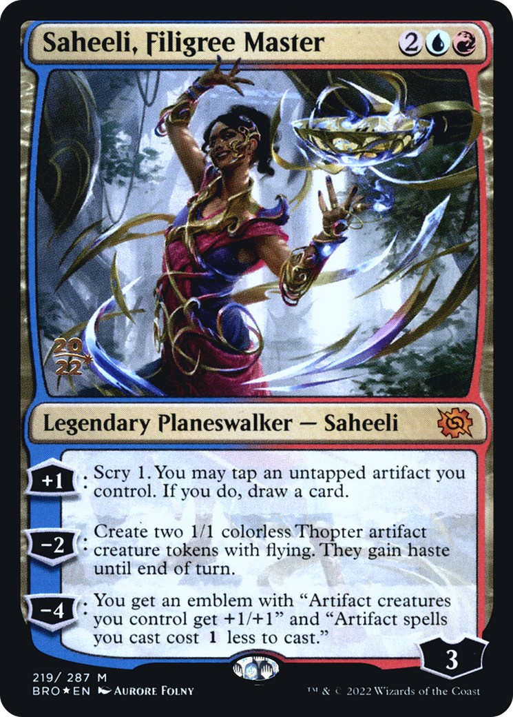 2022 Magic: The Gathering The Brothers' War Promos 2022 Magic: The Gathering The Brothers' War Promos #219s trading card
