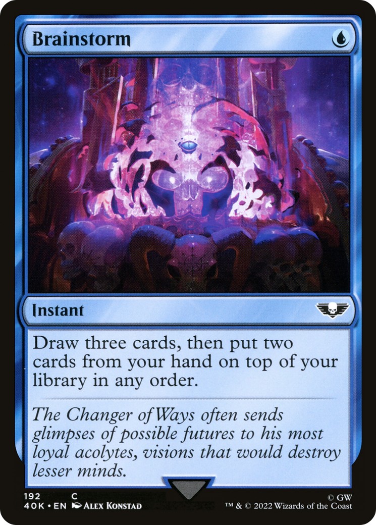 Brainstorm (Commander · Common · Normal) · 2022 · Warhammer 40,000