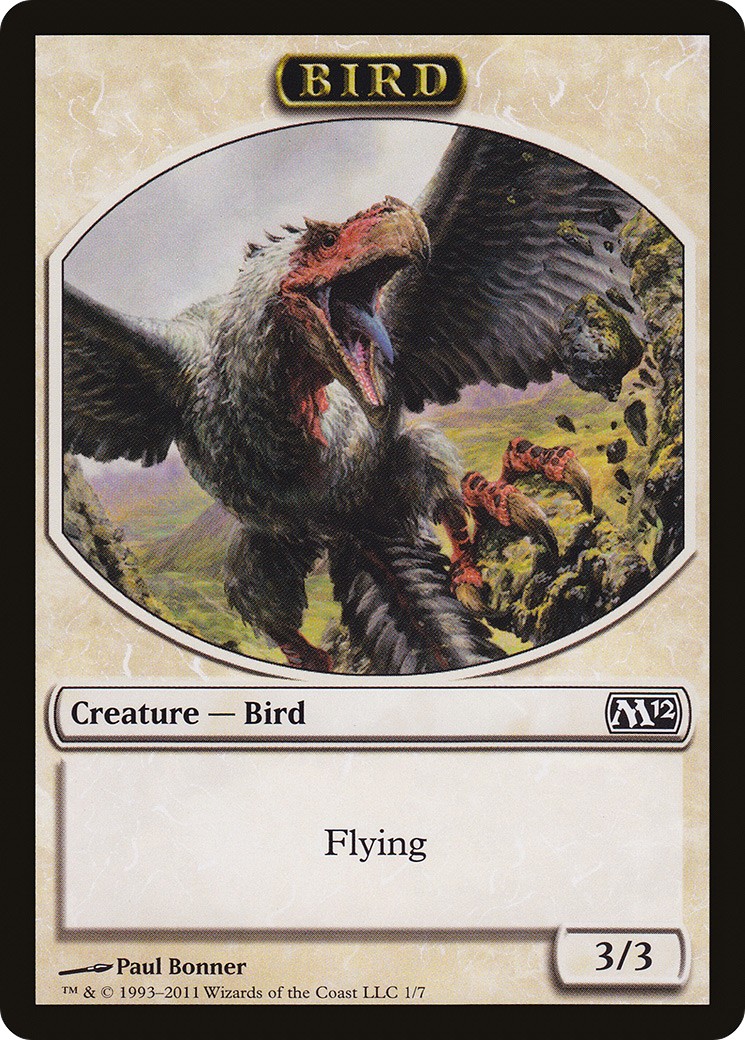 2011 Magic: The Gathering Magic 2012 Tokens Bird #1 trading card