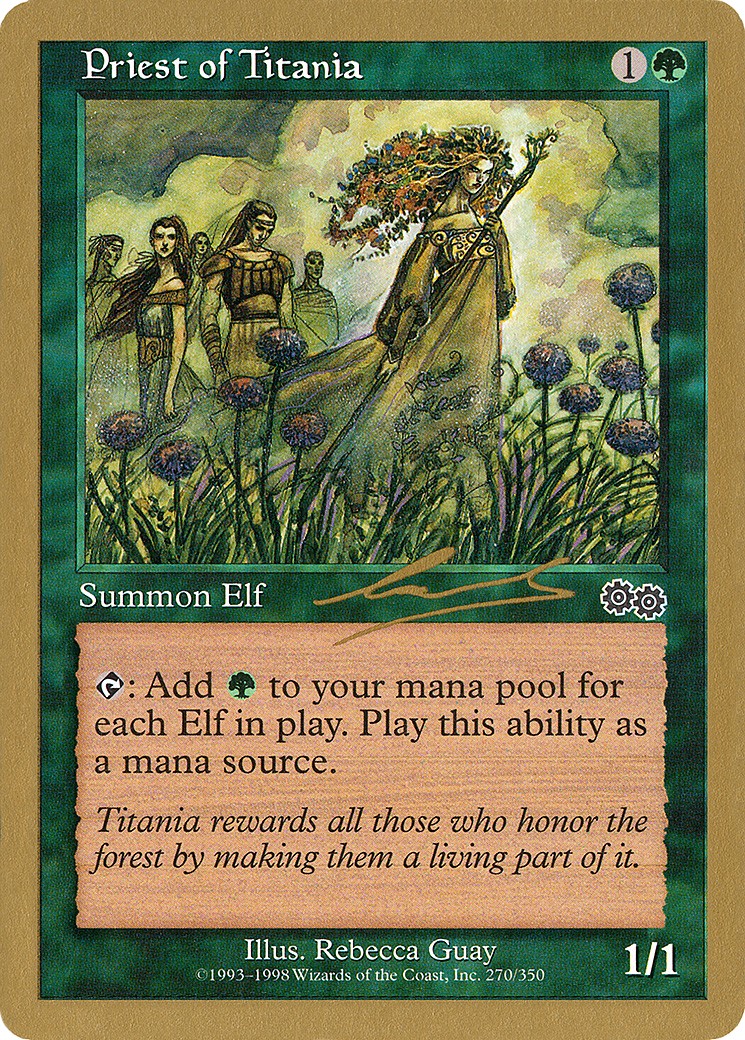 2000 Magic: The Gathering World Championship Decks 2000 Magic: The Gathering World Championship Decks #nl270 trading card
