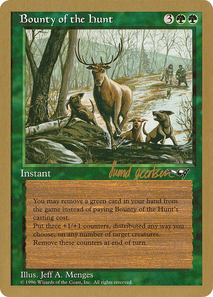 1997 Magic: The Gathering World Championship Decks 1997 Magic: The Gathering World Championship Decks #sg85 trading card