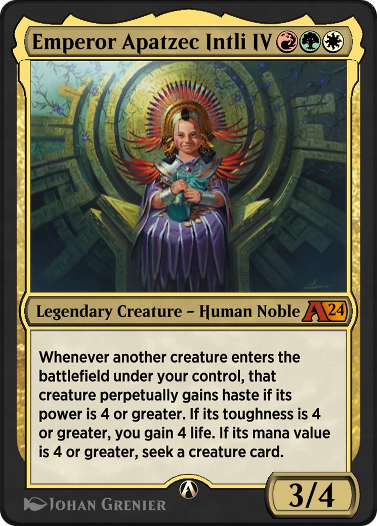 Emperor Apatzec Intli IV - Image 1