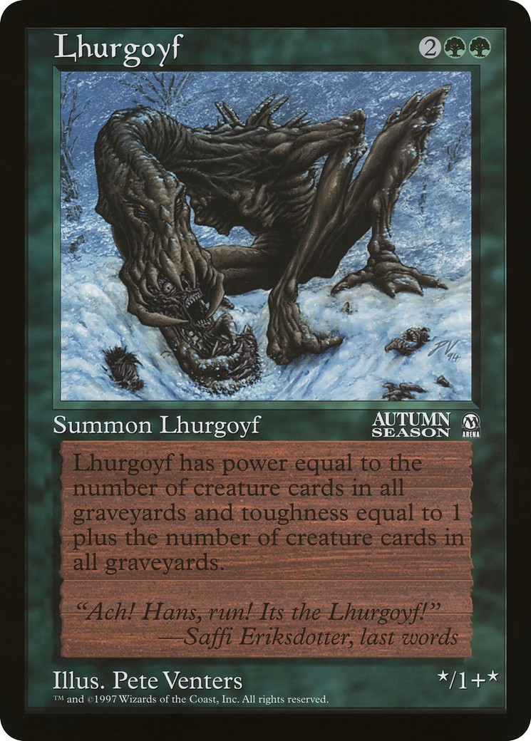 1997 Magic: The Gathering Oversized League Prizes 1997 Magic: The Gathering Oversized League Prizes #25 trading card