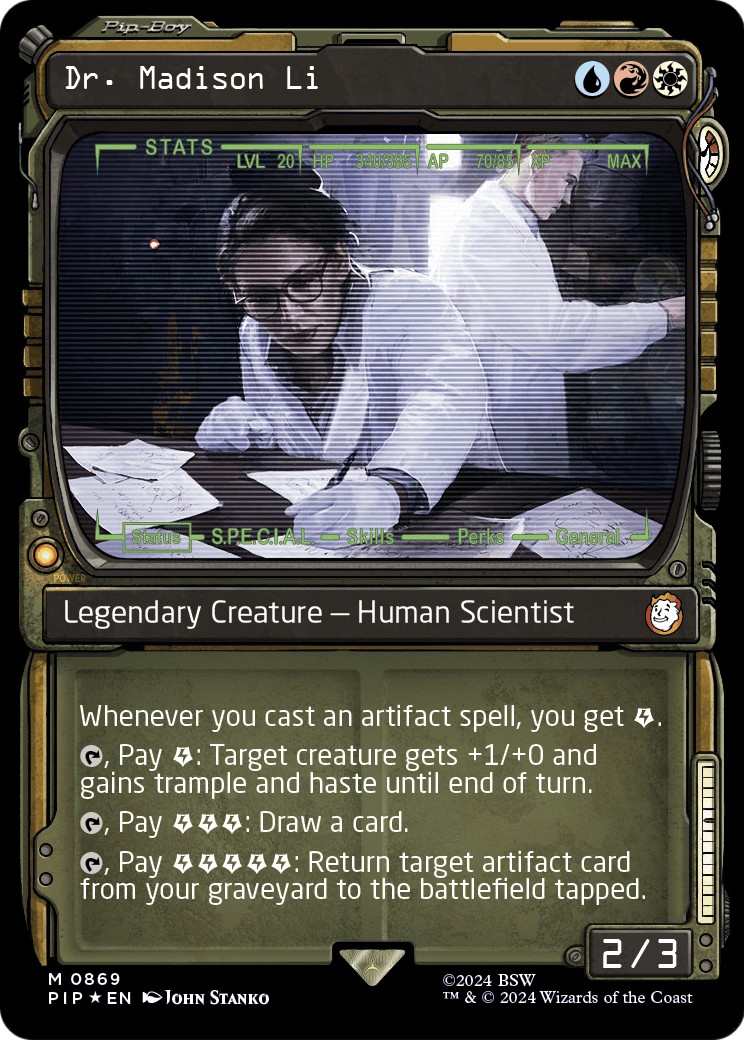 2024 Magic: The Gathering Fallout 2024 Magic: The Gathering Fallout #869 trading card