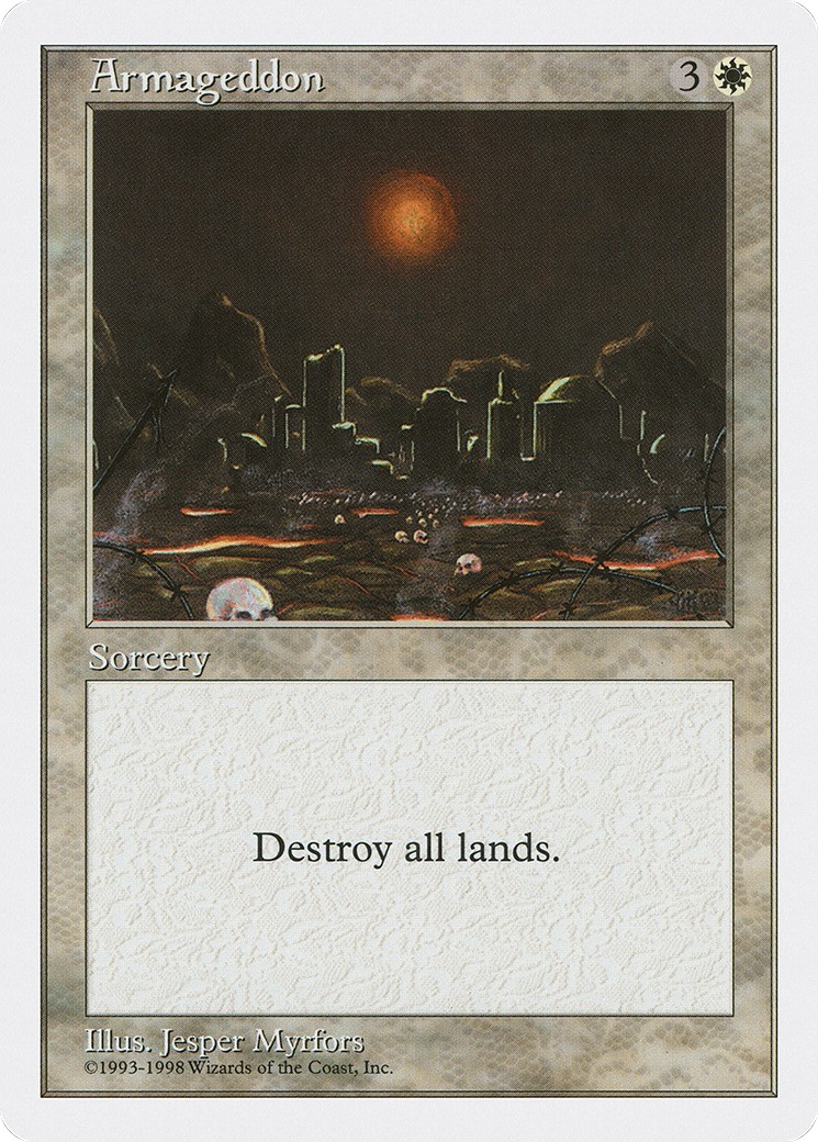 1998 Magic: The Gathering Anthologies Armageddon #1 trading card