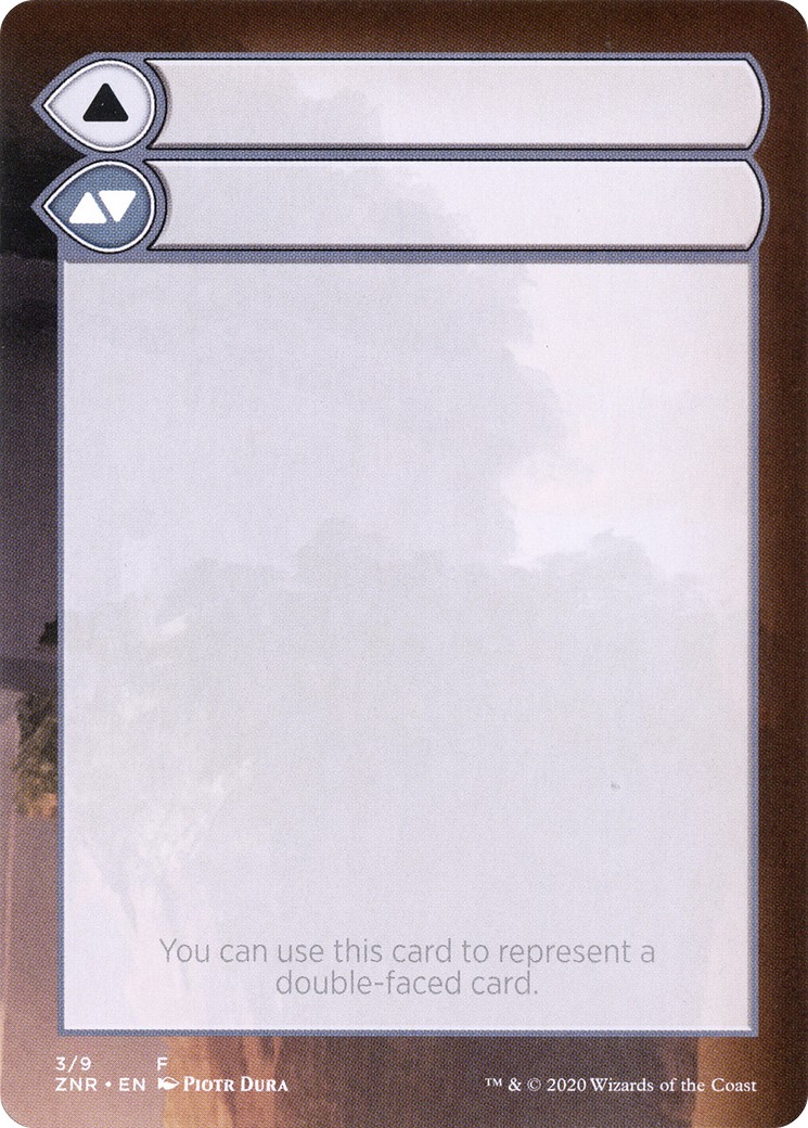2020 Magic: The Gathering Zendikar Rising Substitute Cards Double-Faced Substitute Card #3 trading card