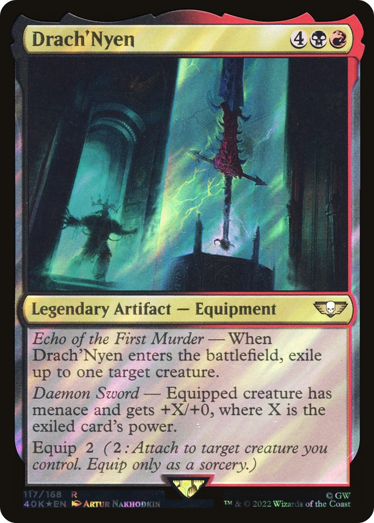 2022 Magic: The Gathering Warhammer 40,000 2022 Magic: The Gathering Warhammer 40,000 #117★ trading card