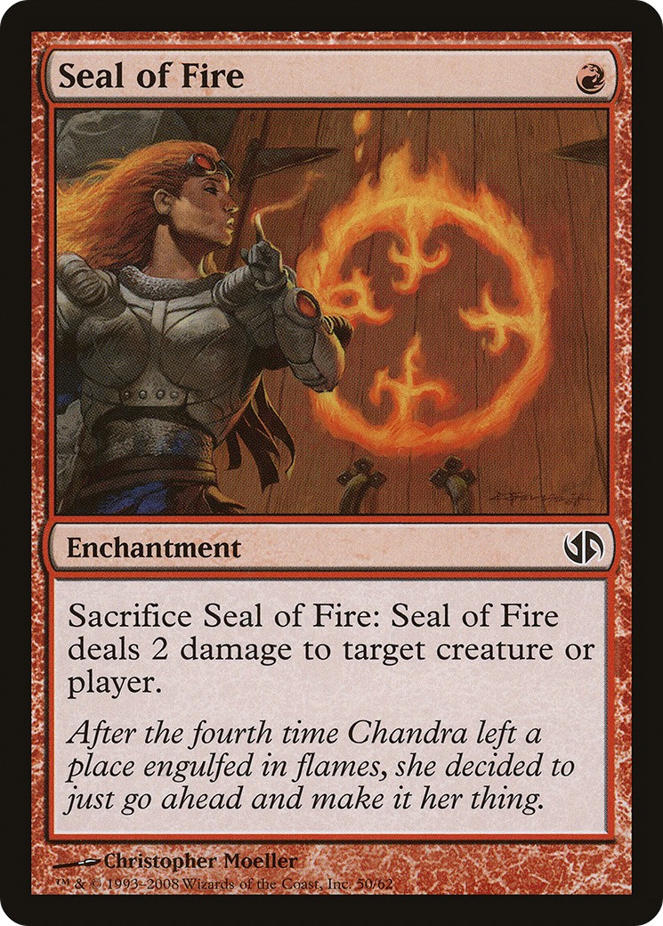 2008 Magic: The Gathering Duel Decks: Jace vs. Chandra 2008 Magic: The Gathering Duel Decks: Jace vs. Chandra #50 trading car