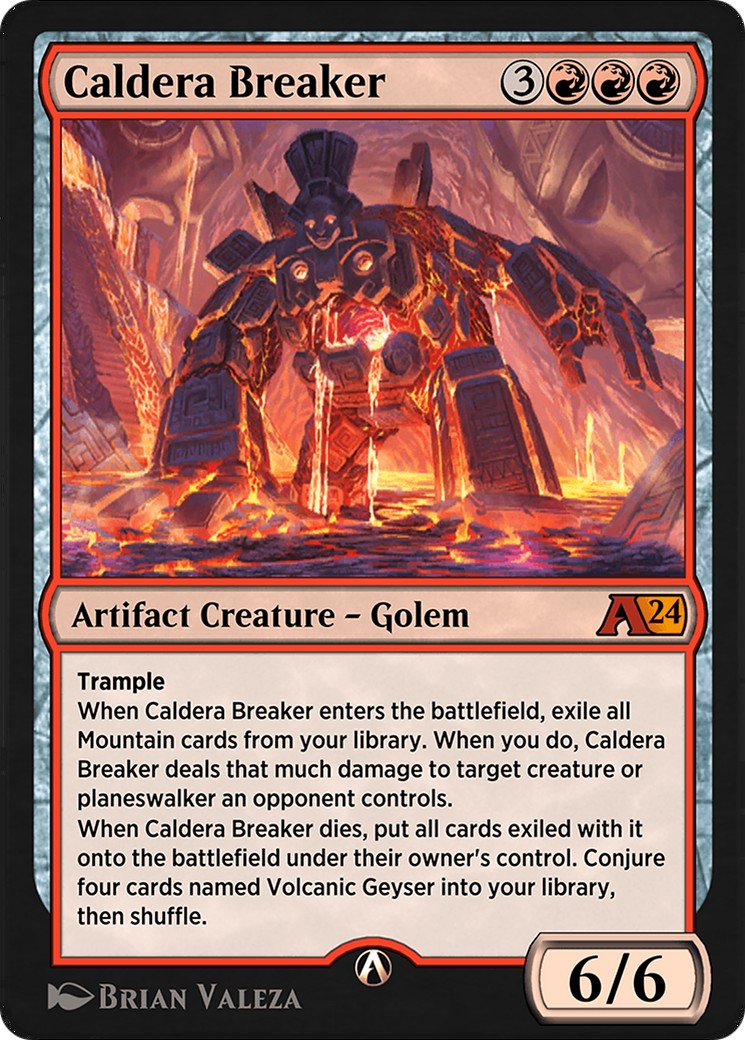 2023 Magic: The Gathering Alchemy: Ixalan Caldera Breaker #14 trading card