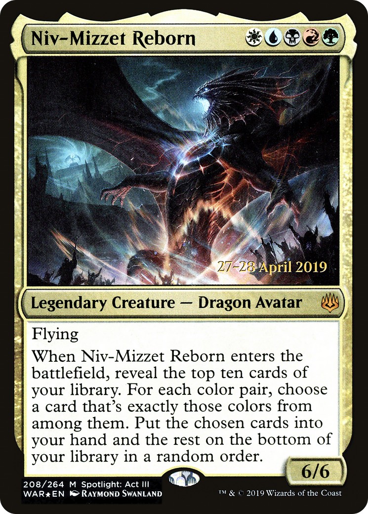 2019 Magic: The Gathering War of the Spark Promos 2019 Magic: The Gathering War of the Spark Promos #208s trading card