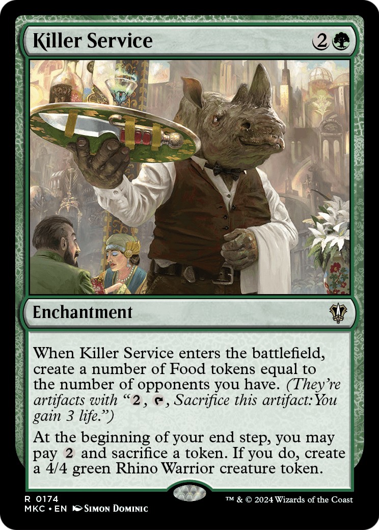 2024 Magic: The Gathering Murders at Karlov Manor 2024 Magic: The Gathering Murders at Karlov Manor #174 trading card