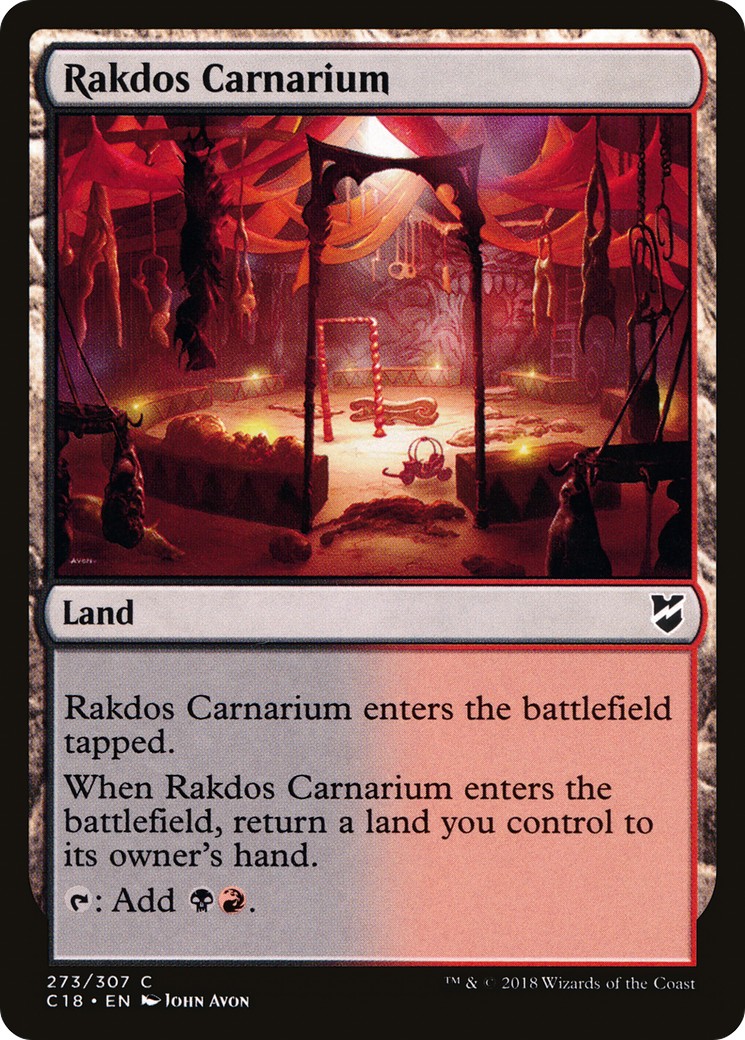 Rakdos Carnarium (Common · Normal) · 2018 · Commander 2018