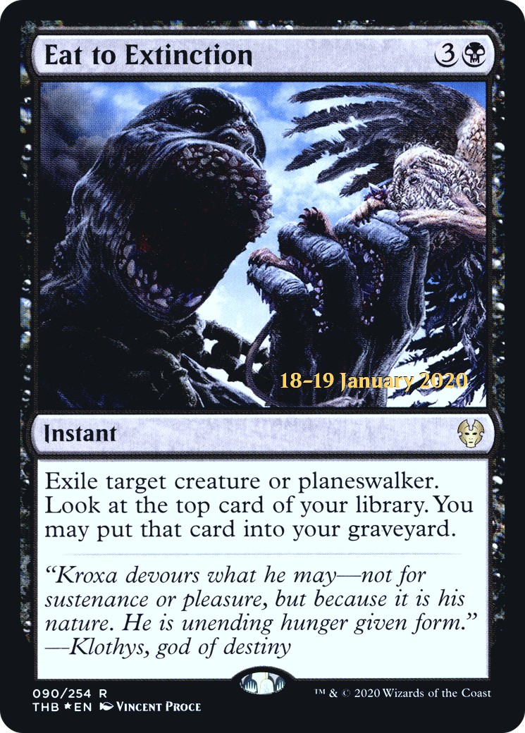 2020 Magic: The Gathering Theros Beyond Death Promos 2020 Magic: The Gathering Theros Beyond Death Promos #90s trading card