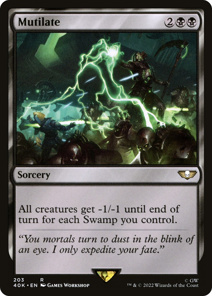 2022 Magic: The Gathering Warhammer 40,000 2022 Magic: The Gathering Warhammer 40,000 #203 trading card