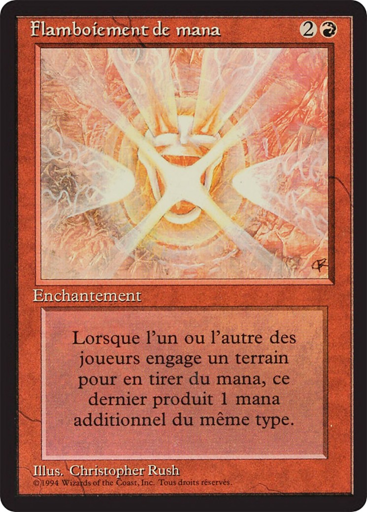 Mana Flare (Rare · Normal · French) · 1994 · Foreign Black Border