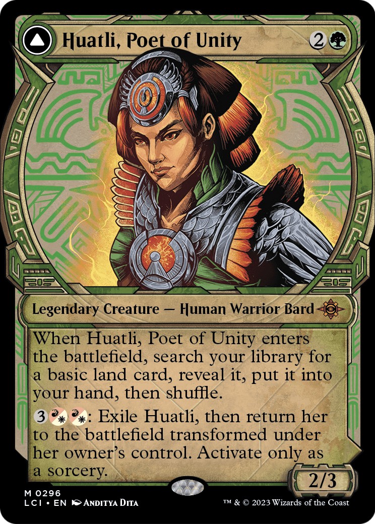 Huatli, Poet of Unity // Roar of the Fifth People - Image 1