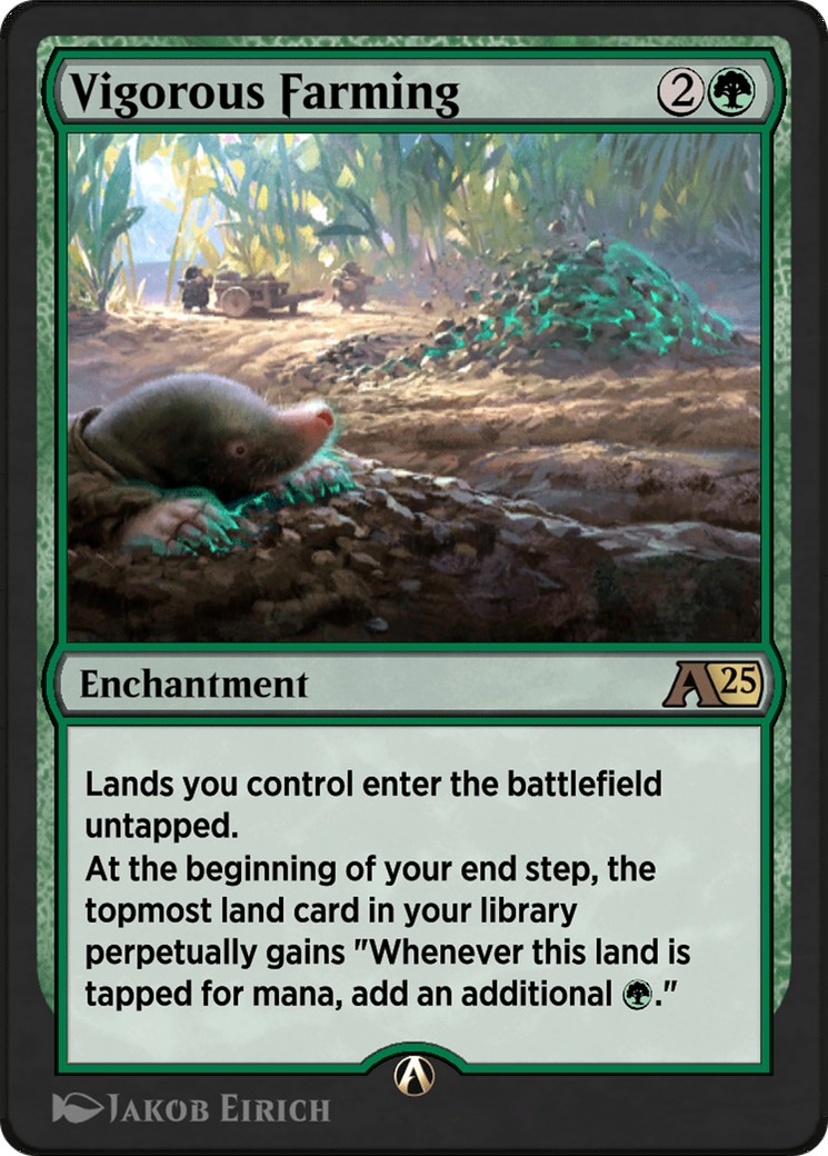 2024 Magic: The Gathering Alchemy: Bloomburrow Vigorous Farming #19 trading card