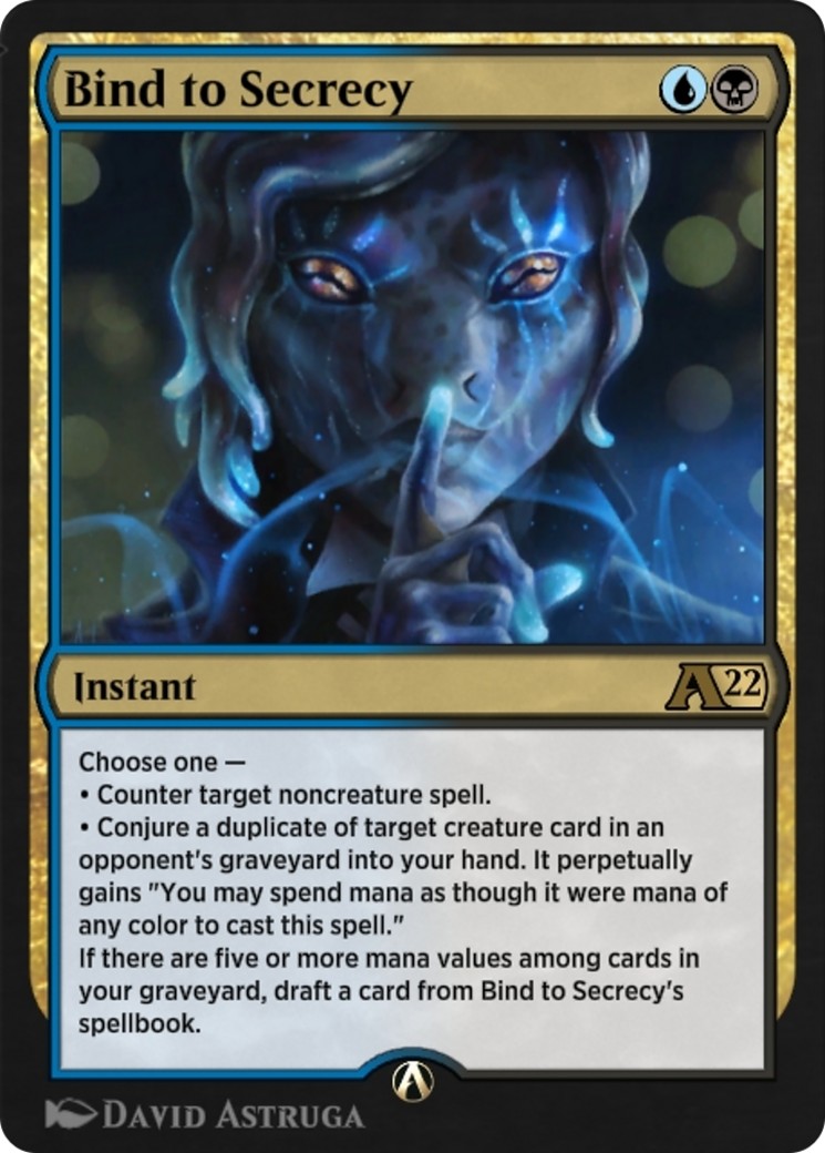 2022 Magic: The Gathering Alchemy: New Capenna Bind to Secrecy #19 trading card
