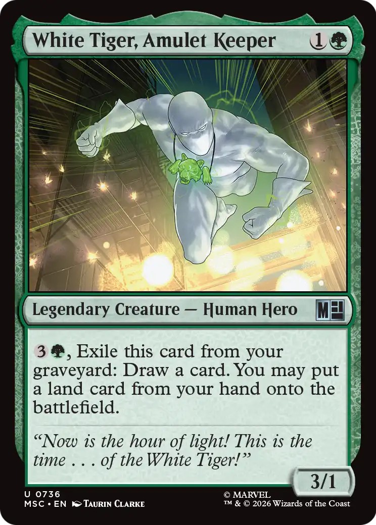 2026 Magic: The Gathering Marvel Super Heroes 2026 Magic: The Gathering Marvel Super Heroes #736 trading card