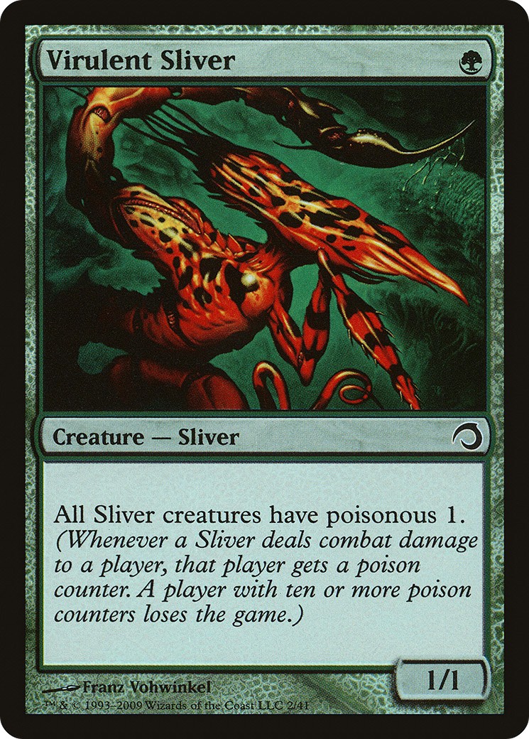 2009 Magic: The Gathering Premium Deck Series: Slivers 2009 Magic: The Gathering Premium Deck Series: Slivers #2 trading card