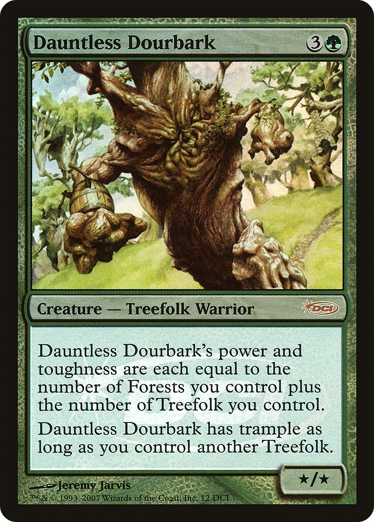 2007 Magic: The Gathering DCI Promos Dauntless Dourbark #12 trading card