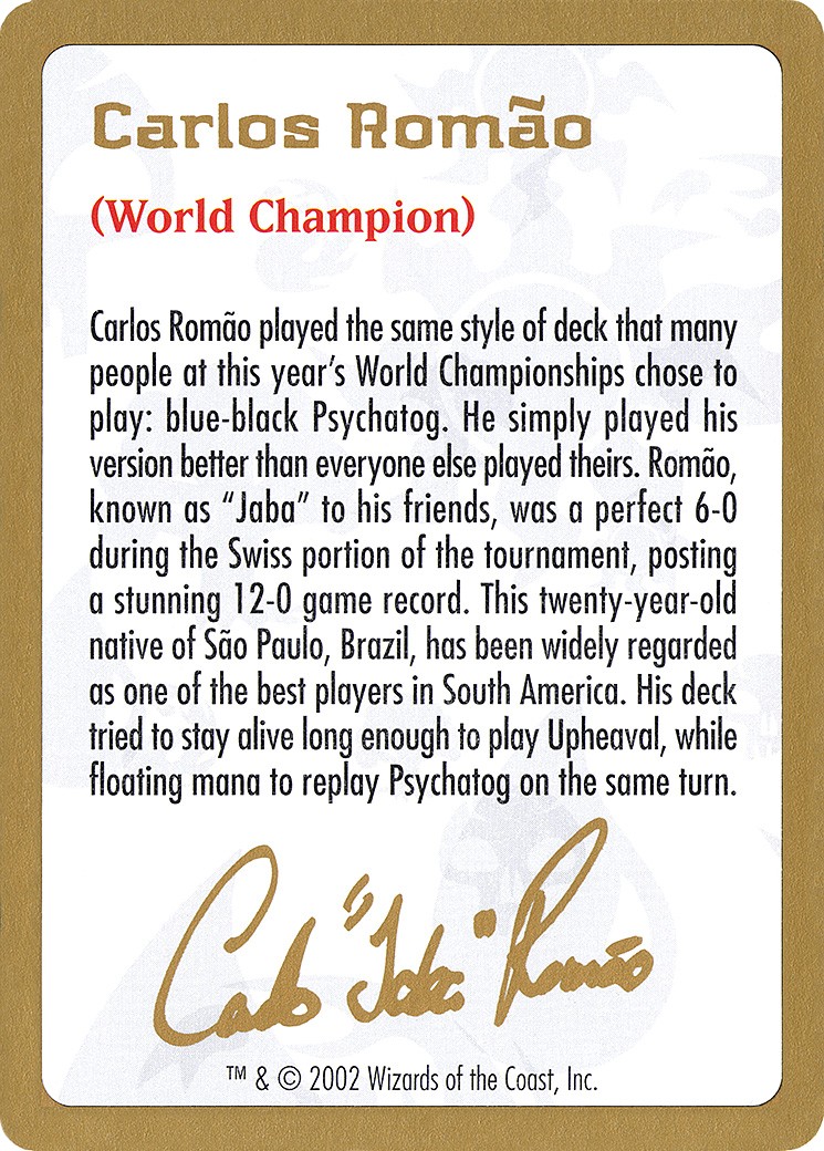 Carlos Romão Bio - Image 1