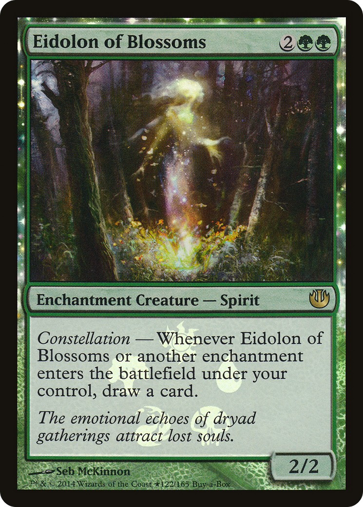 2014 Magic: The Gathering Journey into Nyx Promos Eidolon of Blossoms #122★ trading card