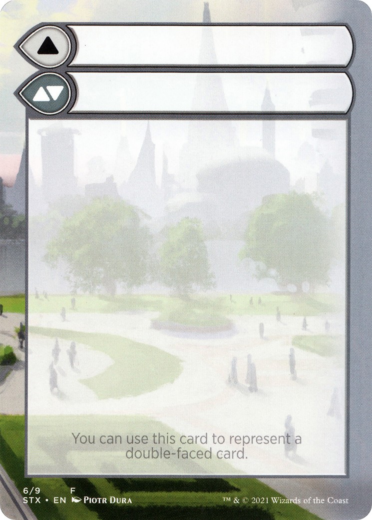 2021 Magic: The Gathering Strixhaven: School of Mages Substitute Cards Double-Faced Substitute Card #6 trading card