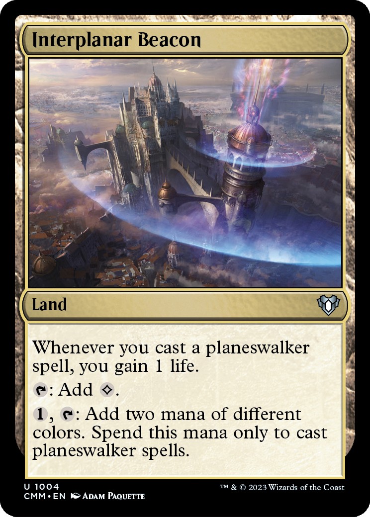 2023 Magic: The Gathering Commander Masters Interplanar Beacon #1004 trading card